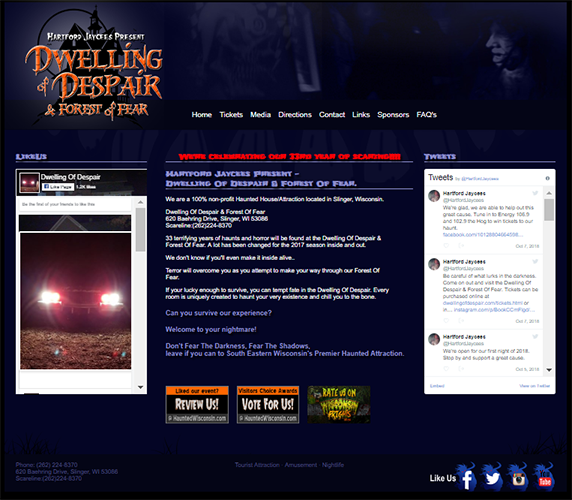 Image of Web site Delling of Despair